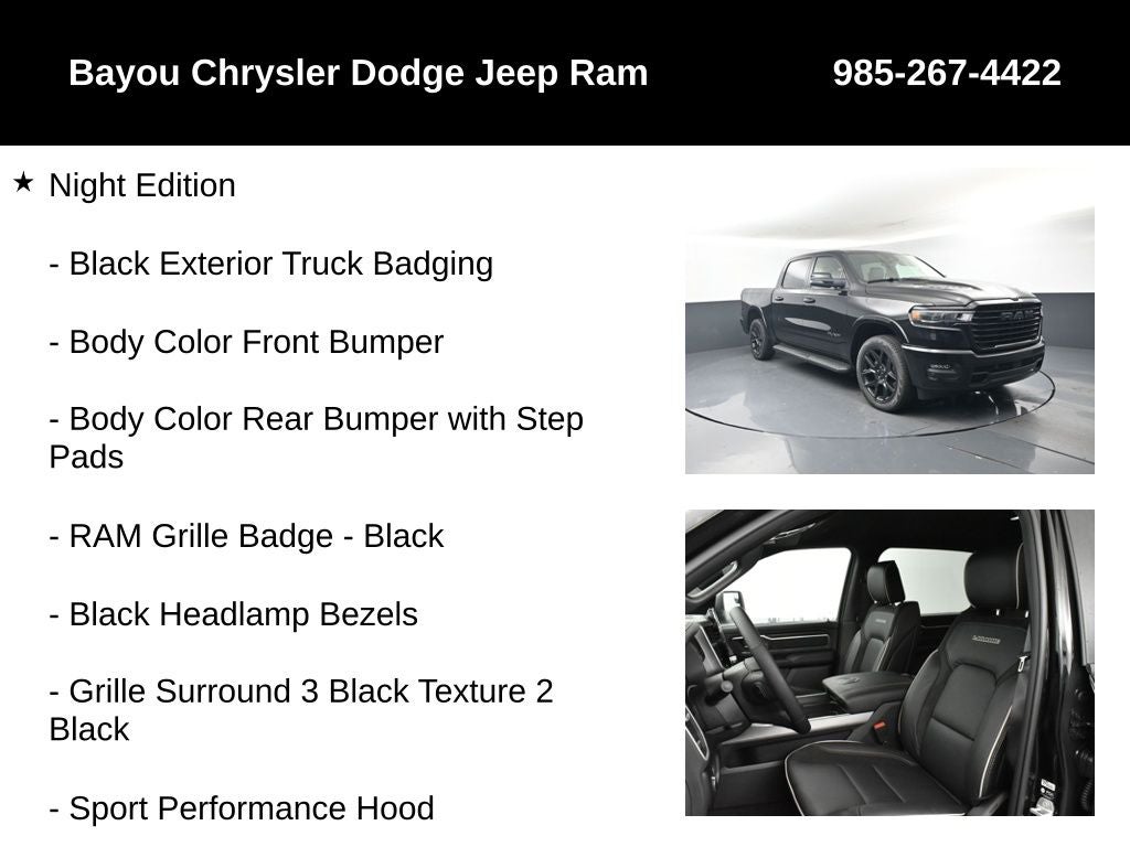 2026 RAM Ram 1500 RAM 1500 LARAMIE CREW CAB 4X4 5'7' BOX