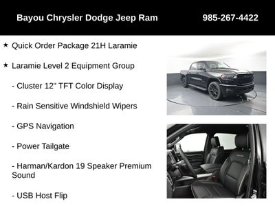 2026 RAM Ram 1500 RAM 1500 LARAMIE CREW CAB 4X4 5'7' BOX