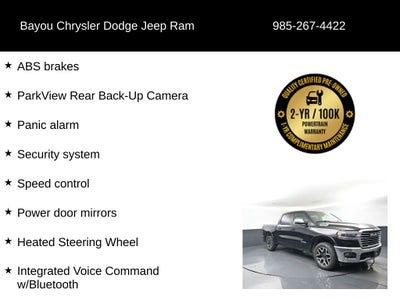 2025 RAM 1500 Laramie Crew Cab 4x4 5'7' Box