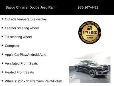 2025 RAM 1500 Laramie Crew Cab 4x4 5'7' Box