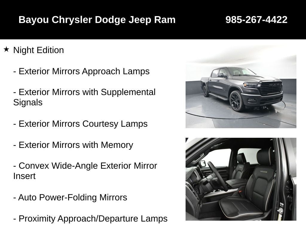 2026 RAM Ram 1500 RAM 1500 LARAMIE CREW CAB 4X4 5'7' BOX