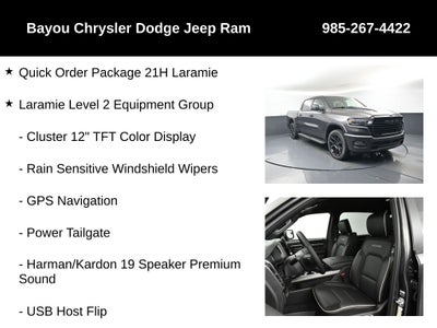 2026 RAM Ram 1500 RAM 1500 LARAMIE CREW CAB 4X4 5'7' BOX