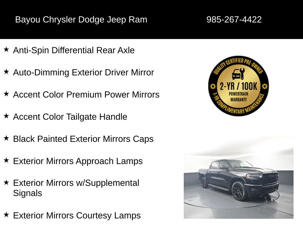 2025 RAM 1500 Laramie Crew Cab 4x4 5'7' Box