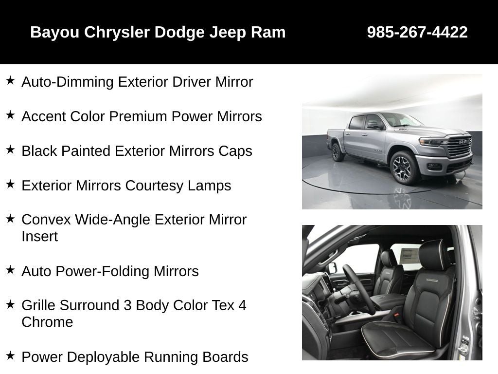 2026 RAM Ram 1500 RAM 1500 LARAMIE CREW CAB 4X4 5'7' BOX