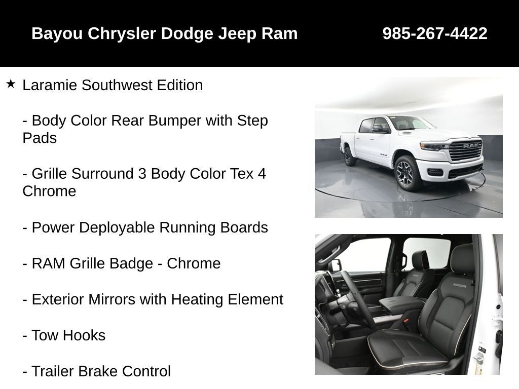 2026 RAM Ram 1500 RAM 1500 LARAMIE CREW CAB 4X4 5'7' BOX