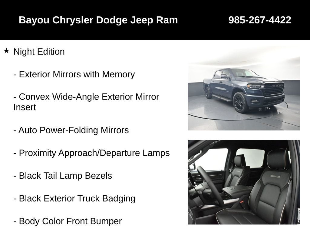 2026 RAM Ram 1500 RAM 1500 LARAMIE CREW CAB 4X4 5'7' BOX