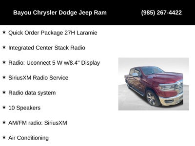 2022 RAM 1500 Laramie Crew Cab 4x4 5'7' Box