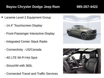 2026 RAM Ram 1500 RAM 1500 LARAMIE CREW CAB 4X4 5'7' BOX