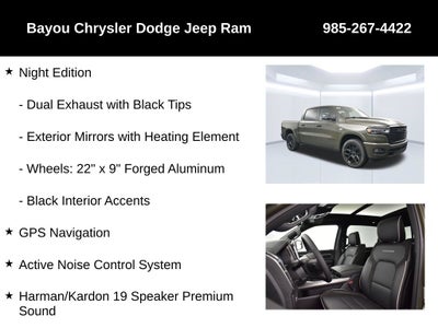 2026 RAM Ram 1500 RAM 1500 LARAMIE CREW CAB 4X4 5'7' BOX