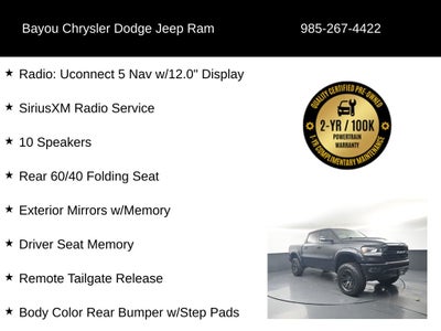 2022 RAM 1500 Laramie Crew Cab 4x4 5'7' Box