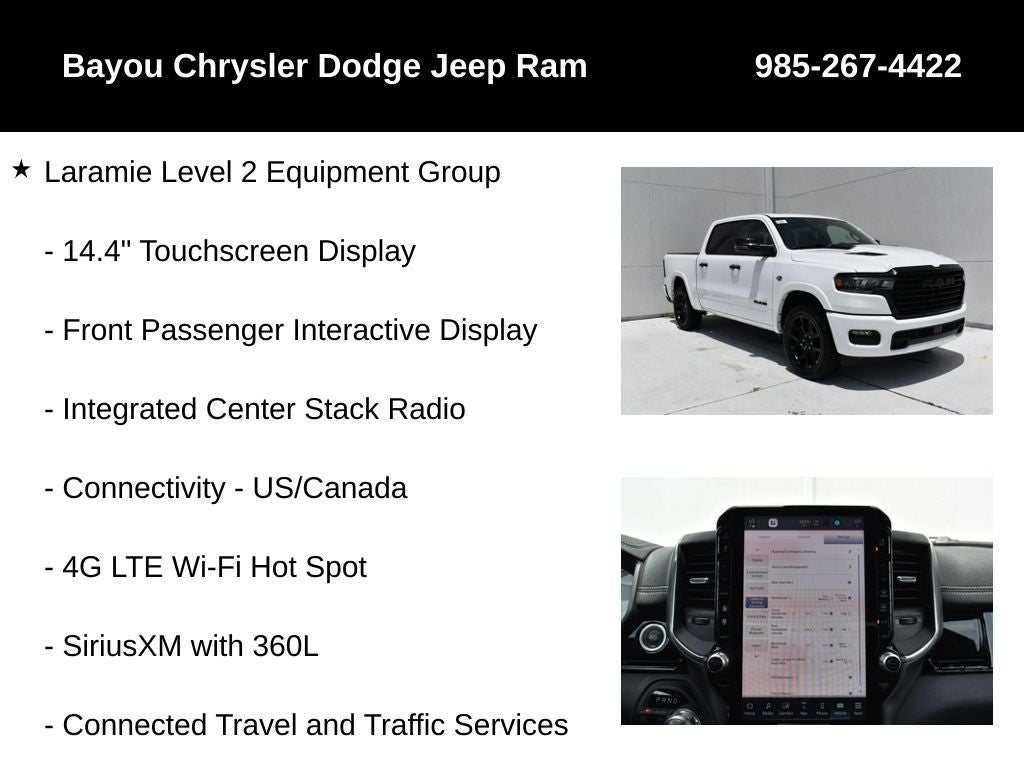 2026 RAM Ram 1500 RAM 1500 LARAMIE CREW CAB 4X4 5'7' BOX