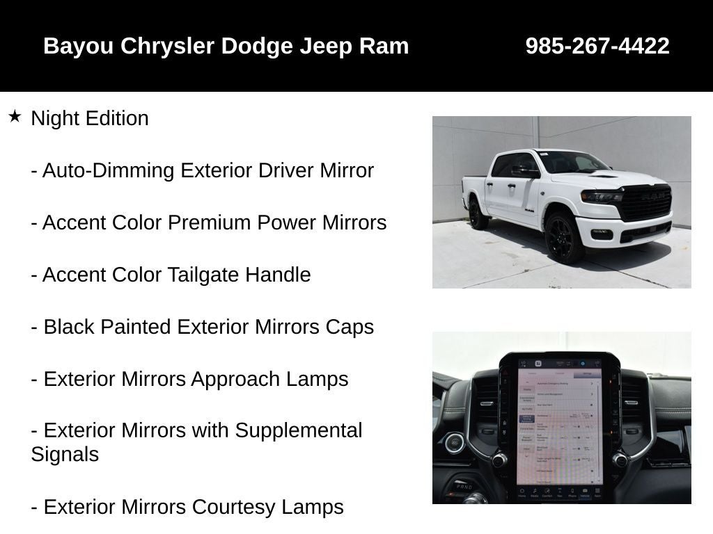 2026 RAM Ram 1500 RAM 1500 LARAMIE CREW CAB 4X4 5'7' BOX