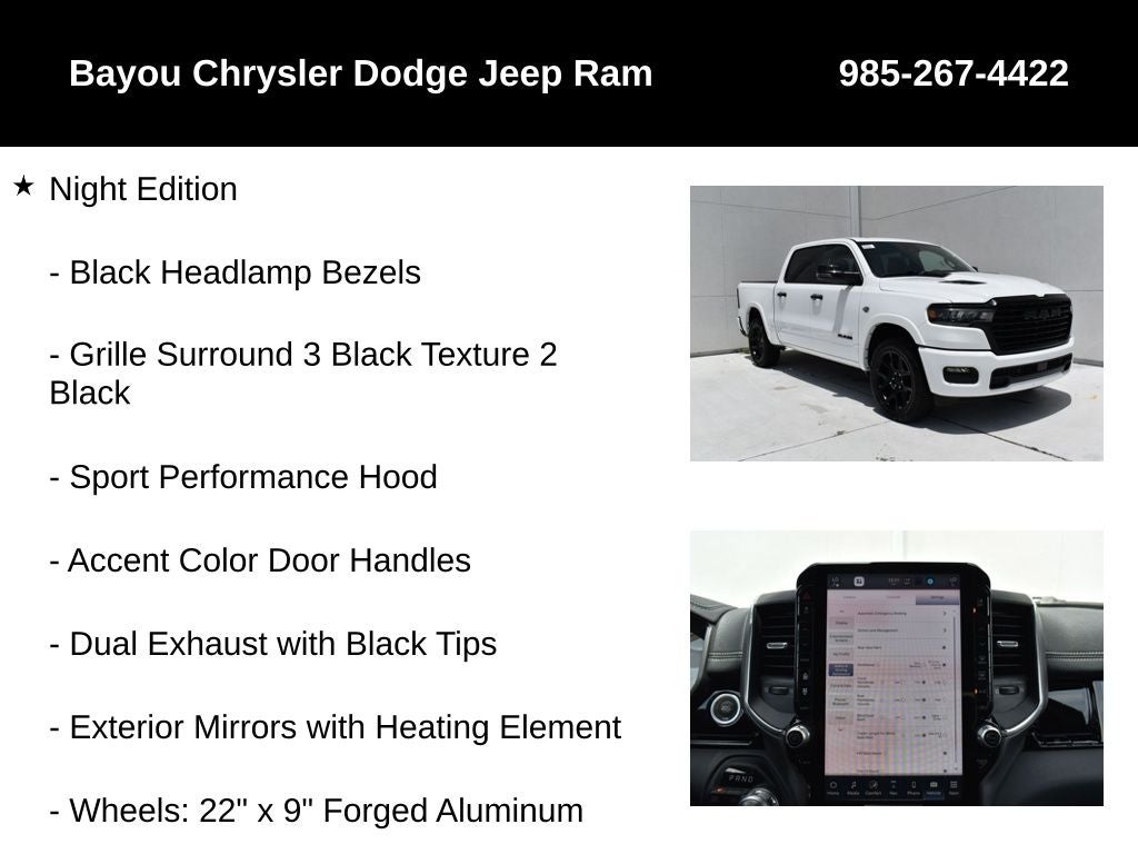 2026 RAM Ram 1500 RAM 1500 LARAMIE CREW CAB 4X4 5'7' BOX