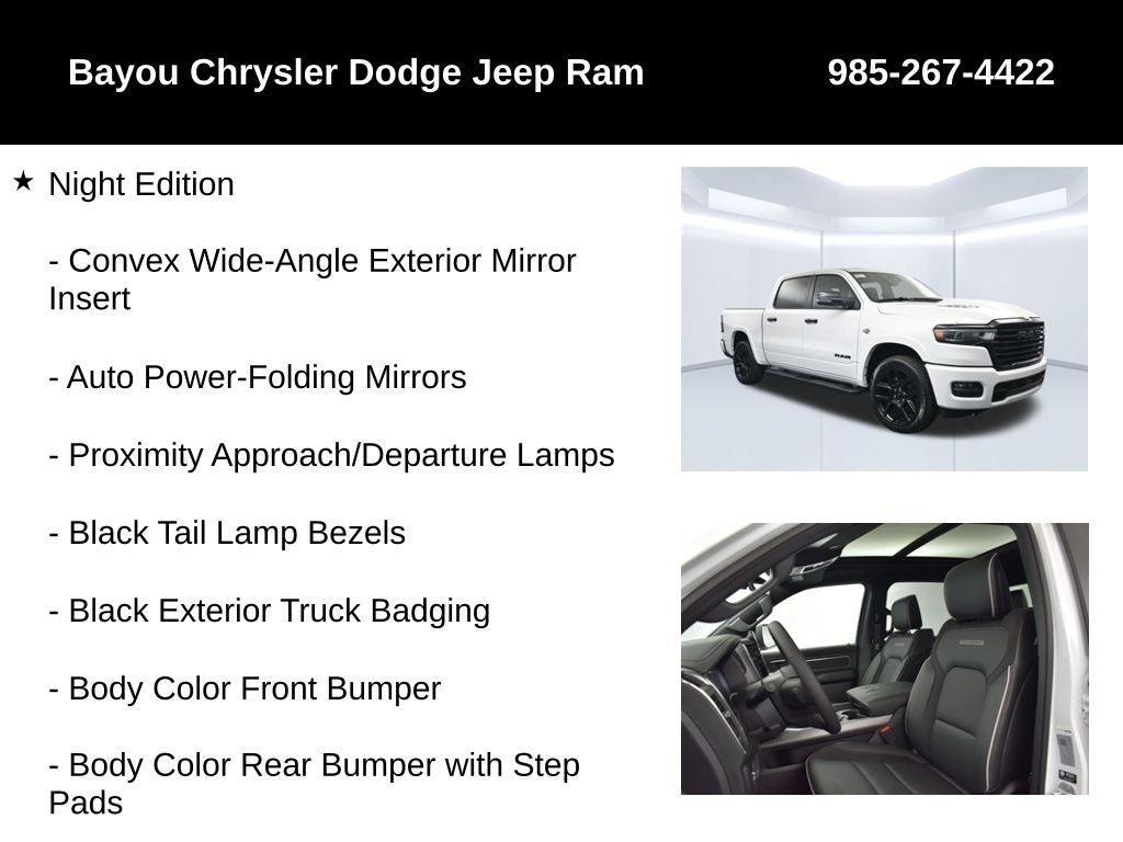 2026 RAM Ram 1500 RAM 1500 LARAMIE CREW CAB 4X4 5'7' BOX
