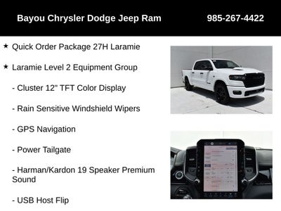 2026 RAM Ram 1500 RAM 1500 LARAMIE CREW CAB 4X4 5'7' BOX