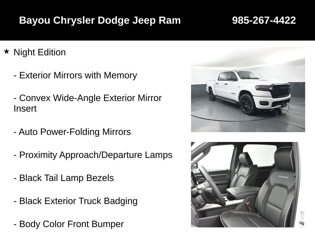 2026 RAM Ram 1500 RAM 1500 LARAMIE CREW CAB 4X4 5'7' BOX