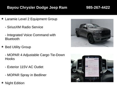 2026 RAM Ram 1500 RAM 1500 LARAMIE CREW CAB 4X4 5'7' BOX