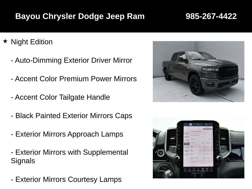 2026 RAM Ram 1500 RAM 1500 LARAMIE CREW CAB 4X4 5'7' BOX