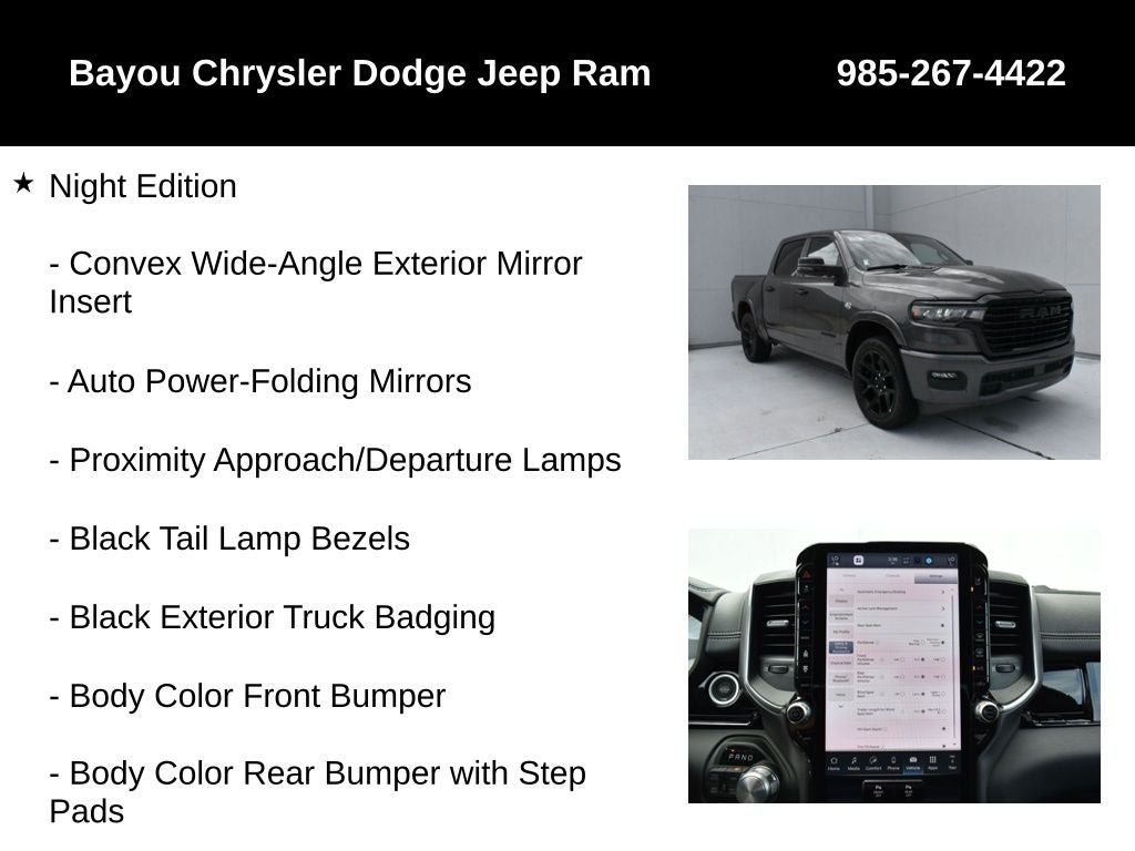 2026 RAM Ram 1500 RAM 1500 LARAMIE CREW CAB 4X4 5'7' BOX