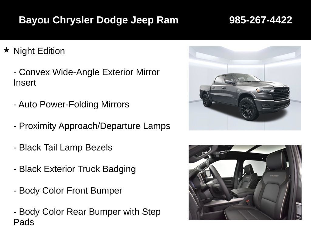 2026 RAM Ram 1500 RAM 1500 LARAMIE CREW CAB 4X4 5'7' BOX