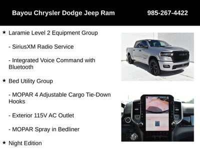 2026 RAM Ram 1500 RAM 1500 LARAMIE CREW CAB 4X4 5'7' BOX