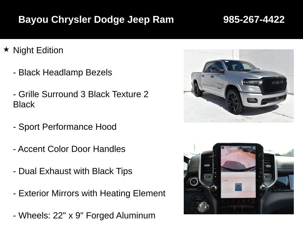 2026 RAM Ram 1500 RAM 1500 LARAMIE CREW CAB 4X4 5'7' BOX