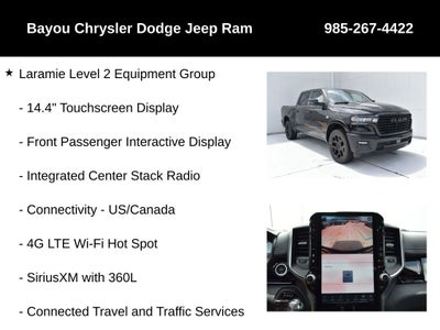 2026 RAM Ram 1500 RAM 1500 LARAMIE CREW CAB 4X4 5'7' BOX