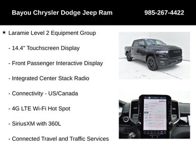2026 RAM Ram 1500 RAM 1500 LARAMIE CREW CAB 4X4 5'7' BOX