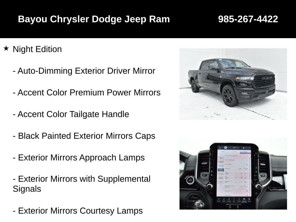2026 RAM Ram 1500 RAM 1500 LARAMIE CREW CAB 4X4 5'7' BOX