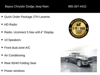 2024 RAM 1500 Laramie Crew Cab 4x4 5'7' Box