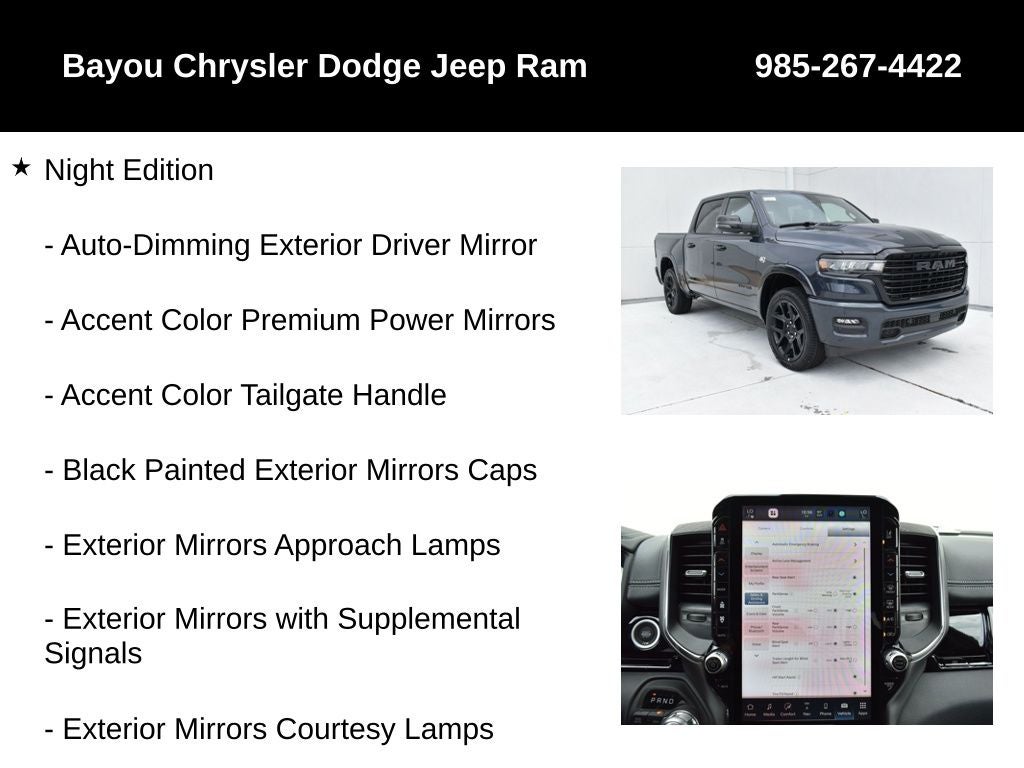 2026 RAM Ram 1500 RAM 1500 LARAMIE CREW CAB 4X4 5'7' BOX