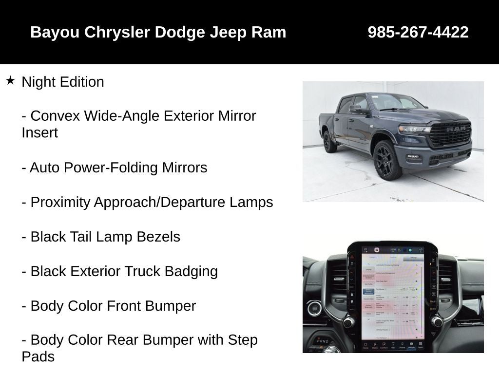 2026 RAM Ram 1500 RAM 1500 LARAMIE CREW CAB 4X4 5'7' BOX