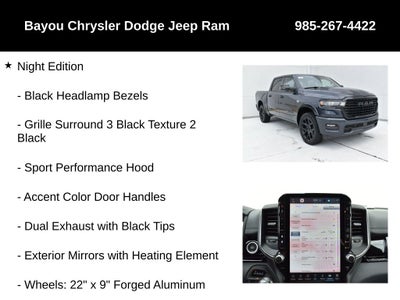 2026 RAM Ram 1500 RAM 1500 LARAMIE CREW CAB 4X4 5'7' BOX