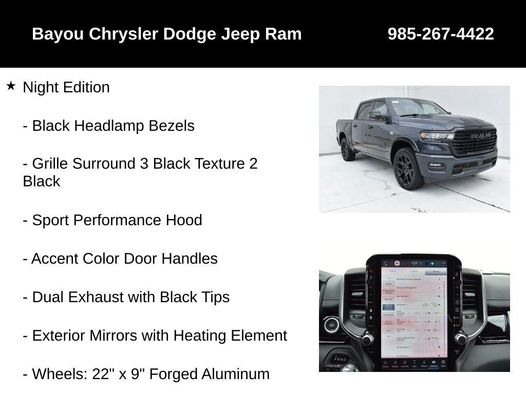 2026 RAM Ram 1500 RAM 1500 LARAMIE CREW CAB 4X4 5'7' BOX