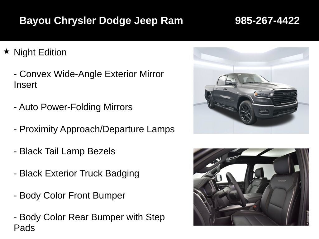 2026 RAM Ram 1500 RAM 1500 LARAMIE CREW CAB 4X4 5'7' BOX