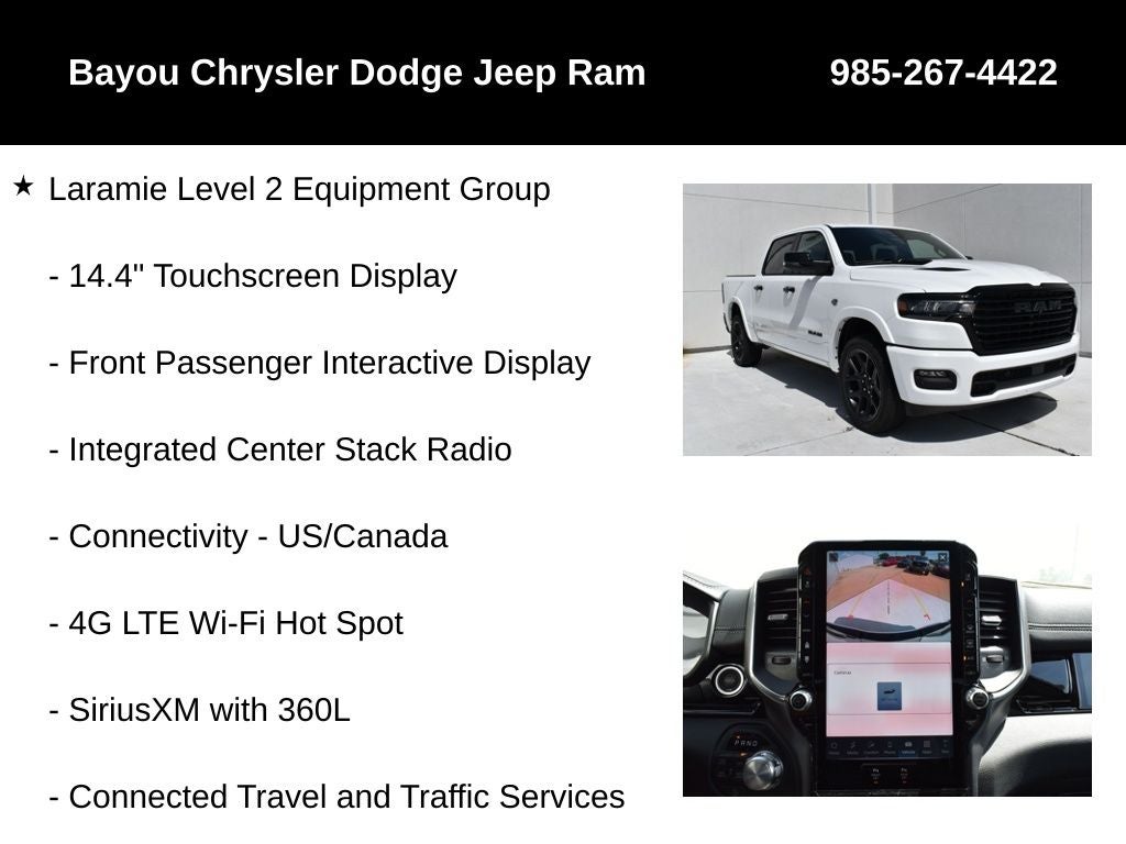 2026 RAM Ram 1500 RAM 1500 LARAMIE CREW CAB 4X4 5'7' BOX