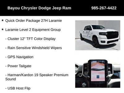 2026 RAM Ram 1500 RAM 1500 LARAMIE CREW CAB 4X4 5'7' BOX