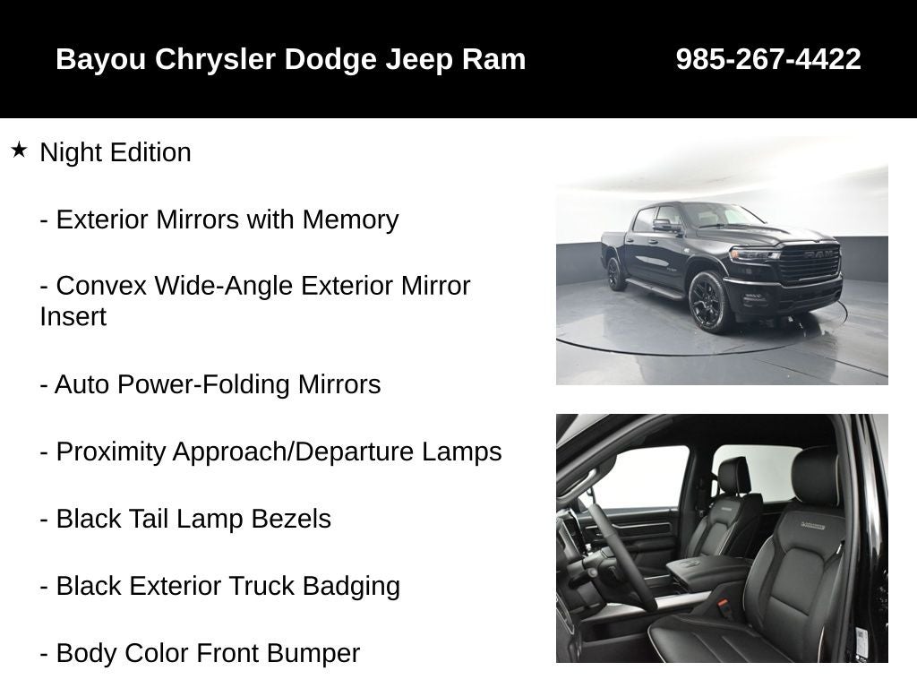 2026 RAM Ram 1500 RAM 1500 LARAMIE CREW CAB 4X4 5'7' BOX