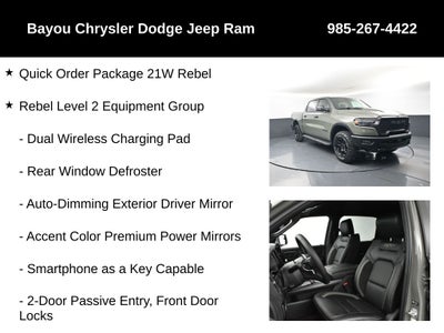 2026 RAM Ram 1500 RAM 1500 REBEL CREW CAB 4X4 5'7' BOX