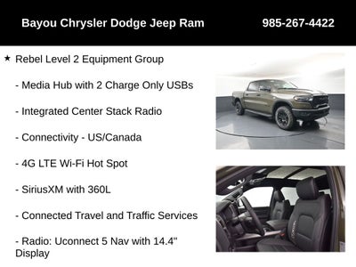 2026 RAM Ram 1500 RAM 1500 REBEL CREW CAB 4X4 5'7' BOX