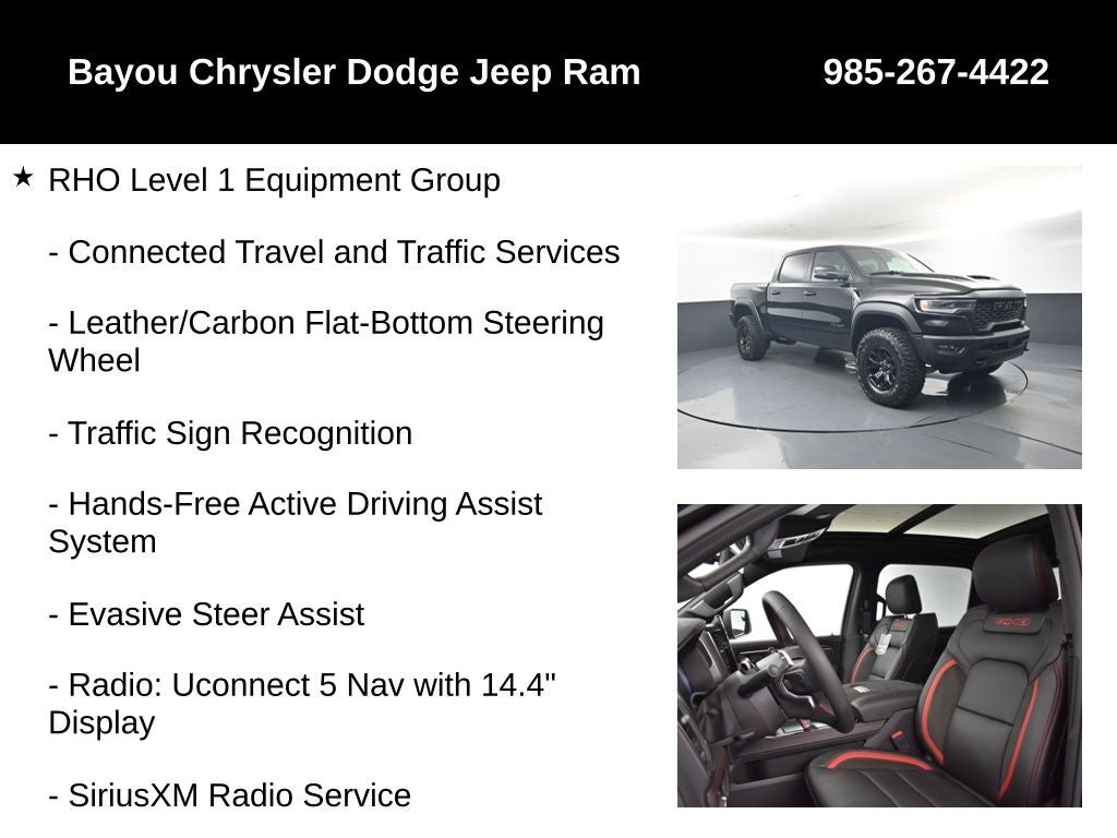 2026 RAM Ram 1500 RAM 1500 RHO CREW CAB 4X4 5'7' BOX