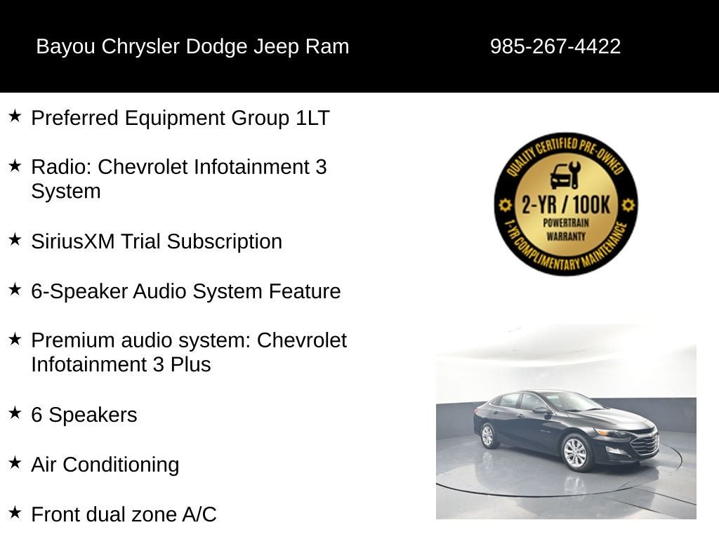 2025 Chevrolet Malibu FWD 1LT