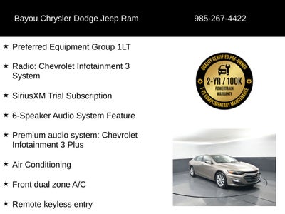 2025 Chevrolet Malibu FWD 1LT