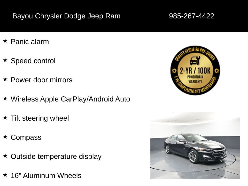 2024 Chevrolet Malibu FWD 1LT