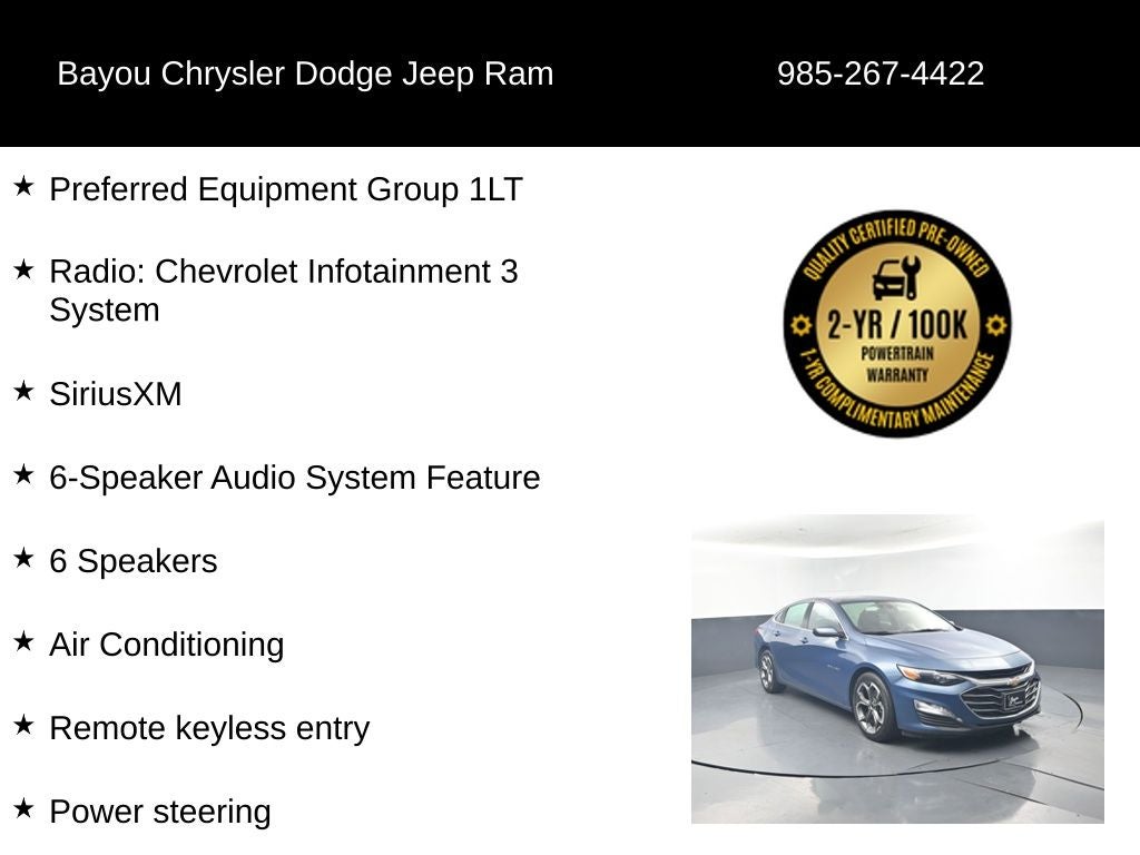 2024 Chevrolet Malibu FWD 1LT