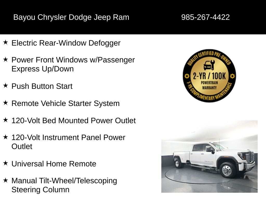 2024 GMC Sierra 3500HD 4WD Crew Cab Long Bed Denali