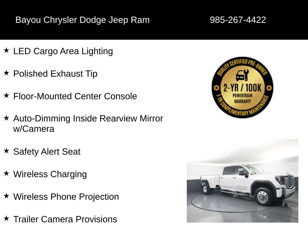 2024 GMC Sierra 3500HD 4WD Crew Cab Long Bed Denali