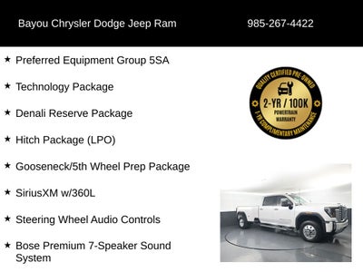 2024 GMC Sierra 3500HD 4WD Crew Cab Long Bed Denali