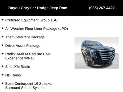 2019 Cadillac Escalade ESV Premium Luxury