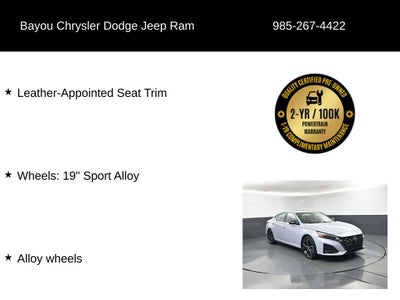2024 Nissan Altima SR FWD